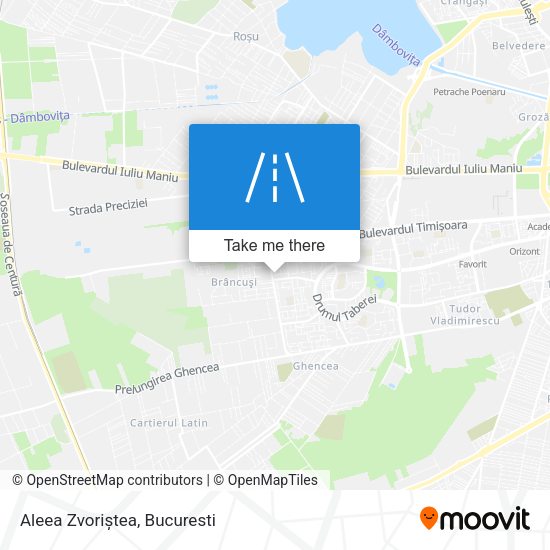 Aleea Zvoriștea map