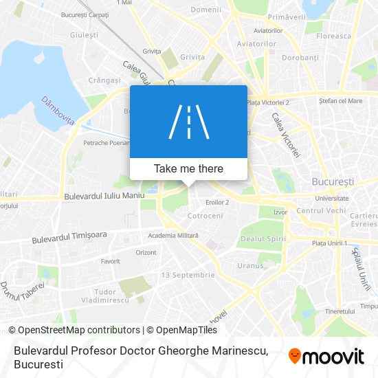 Bulevardul Profesor Doctor Gheorghe Marinescu map