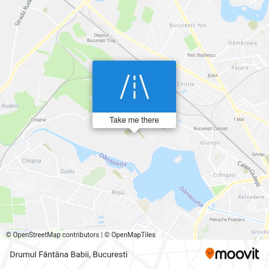 Drumul Fântâna Babii map