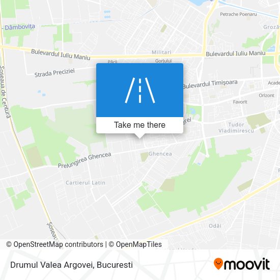 Drumul Valea Argovei map
