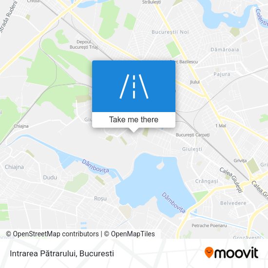Intrarea Pătrarului map