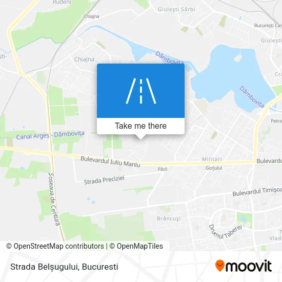 Strada Belșugului map