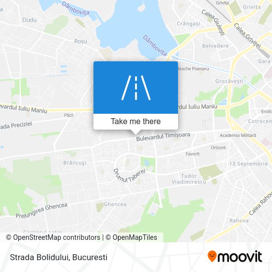 Strada Bolidului map