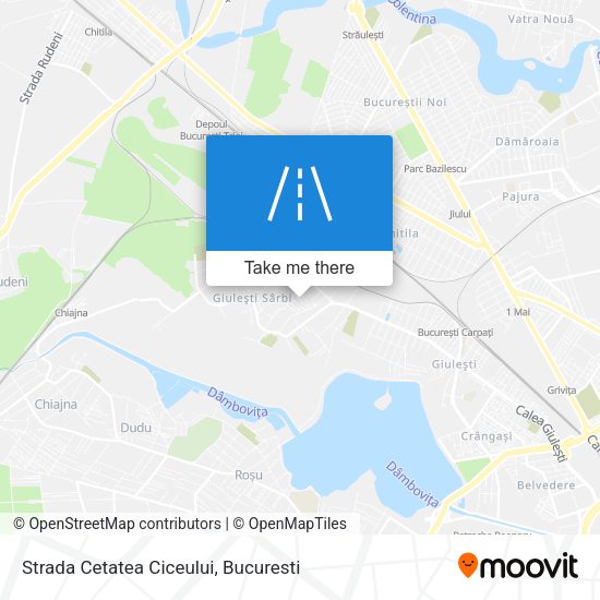 Strada Cetatea Ciceului map