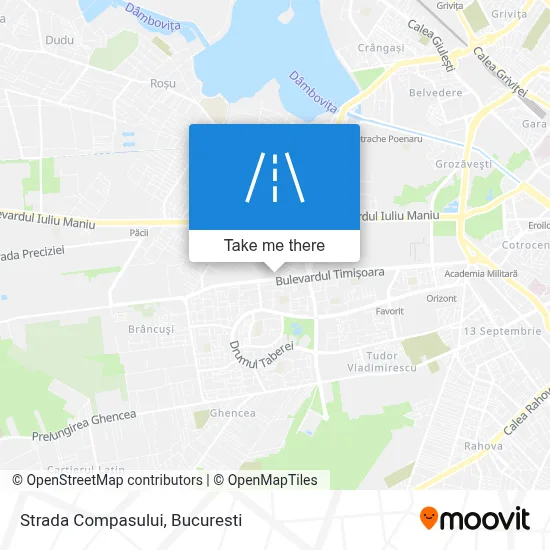 Strada Compasului map