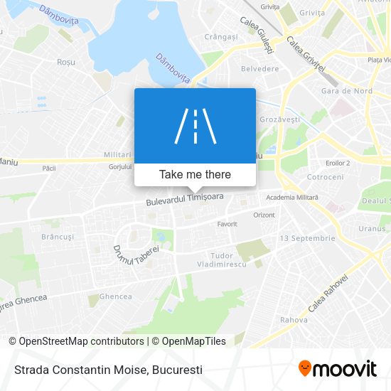 Strada Constantin Moise map