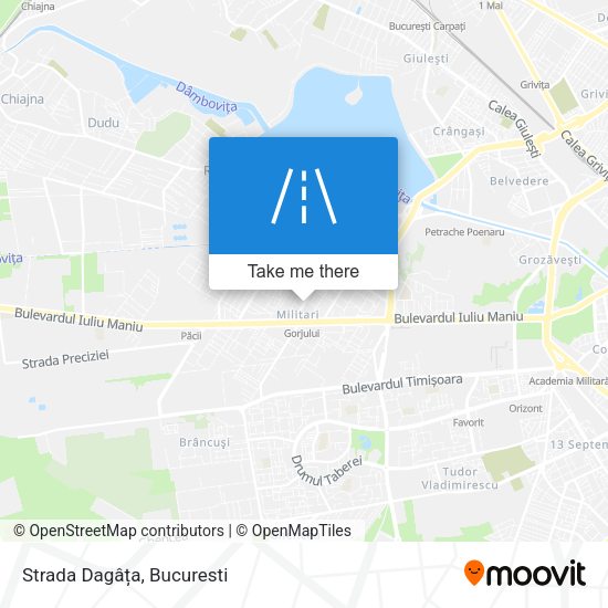 Strada Dagâța map