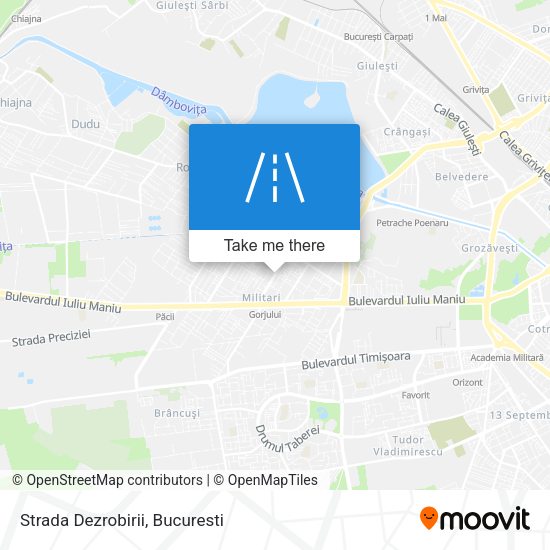 Strada Dezrobirii map