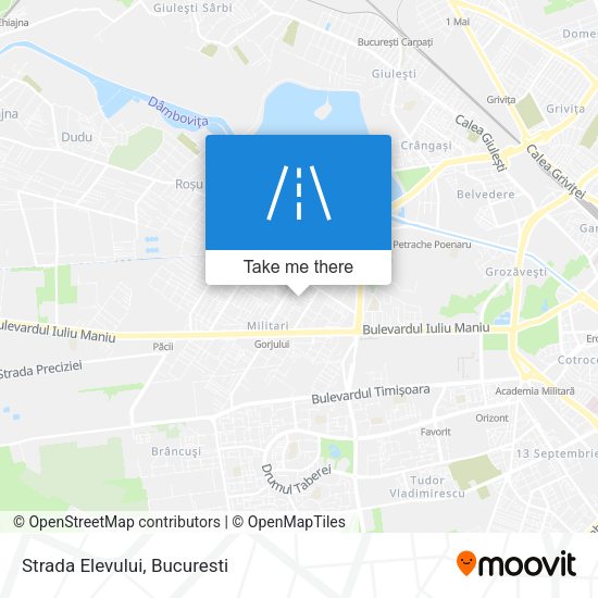 Strada Elevului map