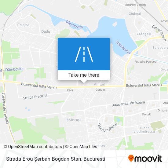 Strada Erou Șerban Bogdan Stan map