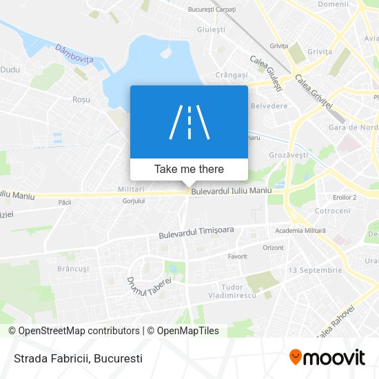 Strada Fabricii map