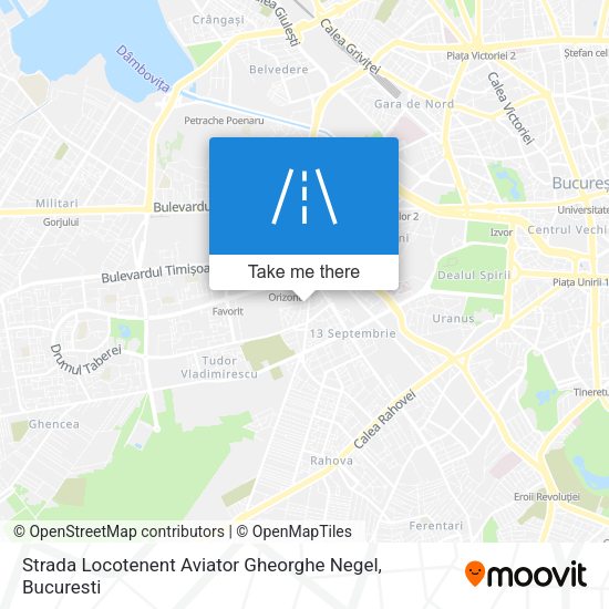 Strada Locotenent Aviator Gheorghe Negel map