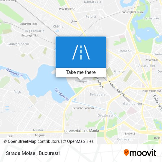 Strada Moisei map