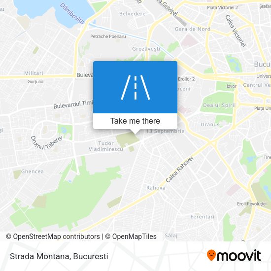 Strada Montana map