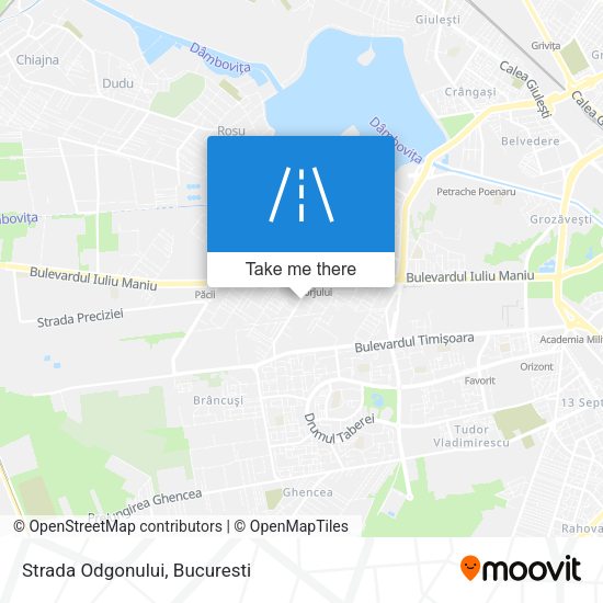 Strada Odgonului map