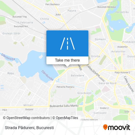 Strada Pădureni map