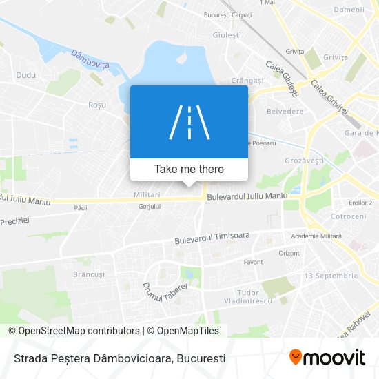 Strada Peștera Dâmbovicioara map