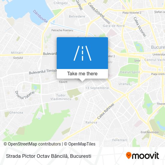 Strada Pictor Octav Băncilă map