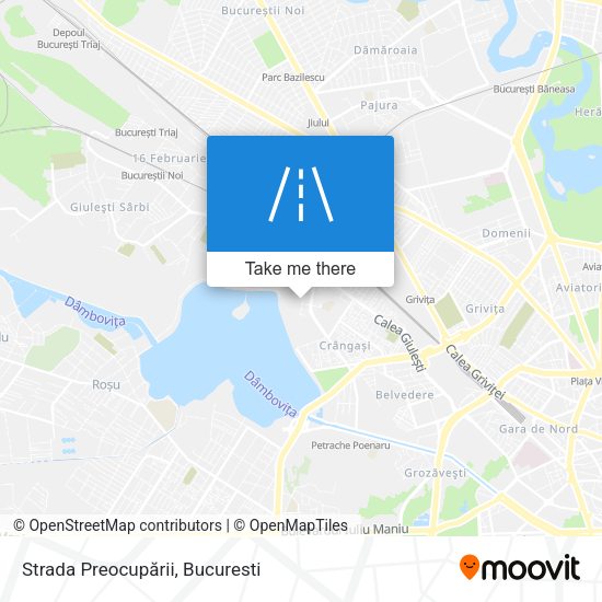 Strada Preocupării map