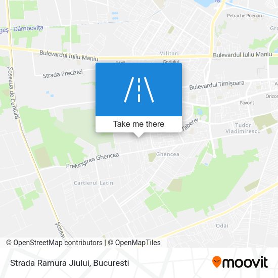 Strada Ramura Jiului map