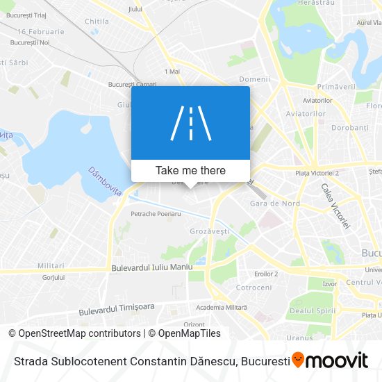 Strada Sublocotenent Constantin Dănescu map