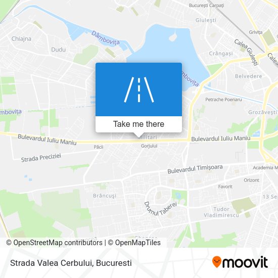 Strada Valea Cerbului map