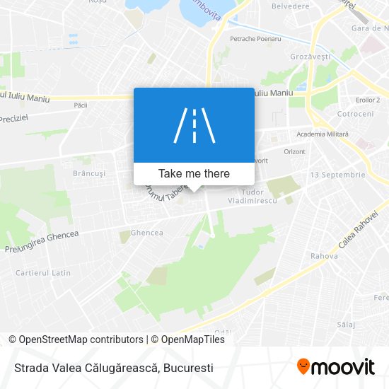 Strada Valea Călugărească map
