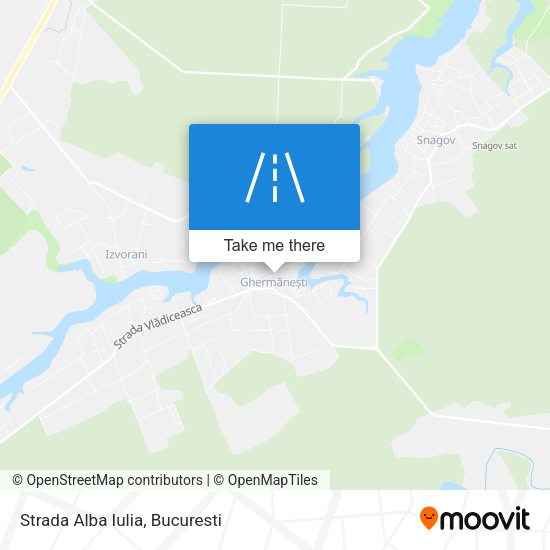 Strada Alba Iulia map