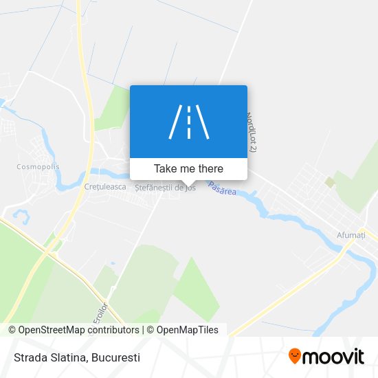 Strada Slatina map