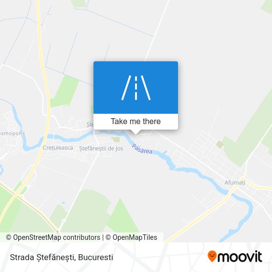 Strada Ștefănești map