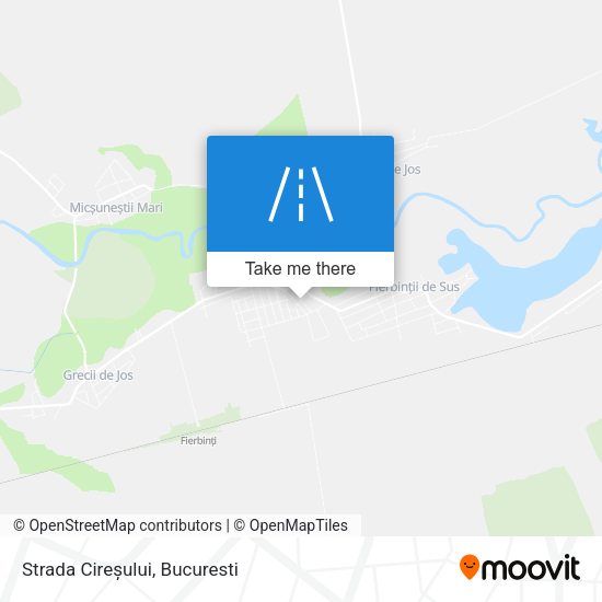 Strada Cireșului map