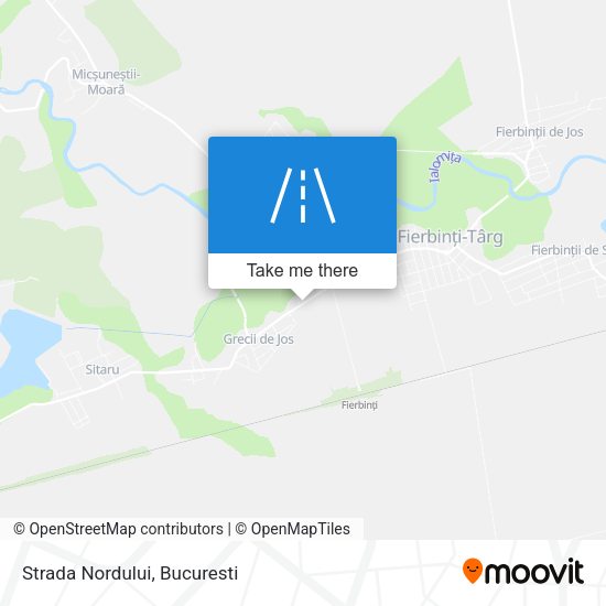 Strada Nordului map