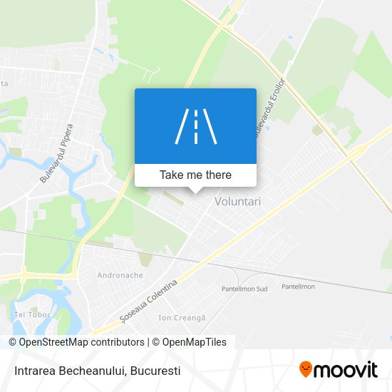 Intrarea Becheanului map