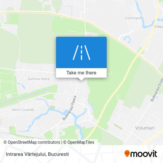 Intrarea Vârtejului map