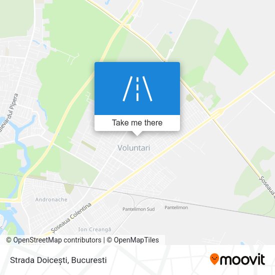Strada Doicești map