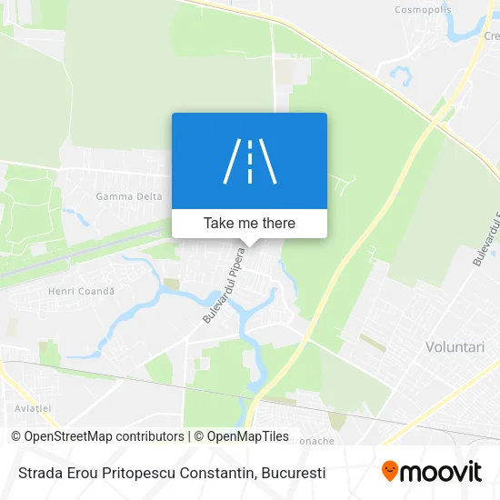 Strada Erou Pritopescu Constantin map