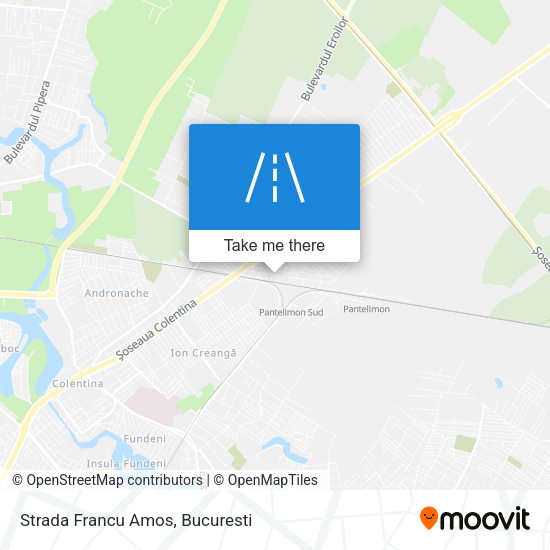 Strada Francu Amos map