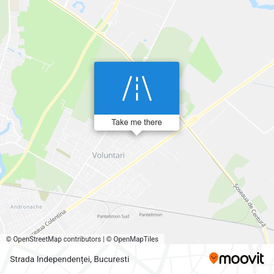 Strada Independenței map