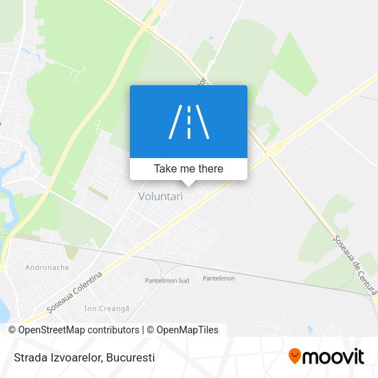 Strada Izvoarelor map