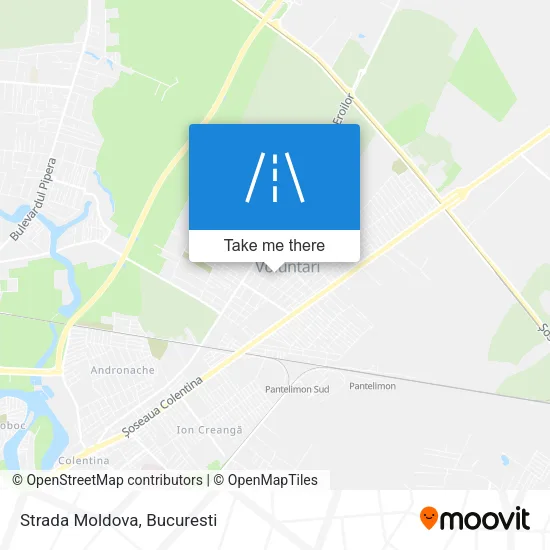Strada Moldova map