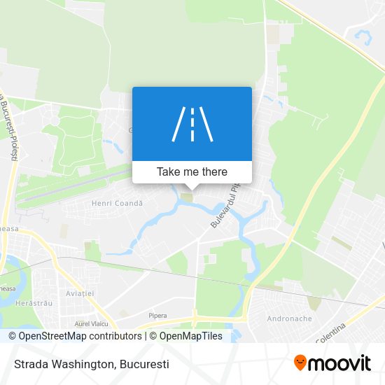 Strada Washington map