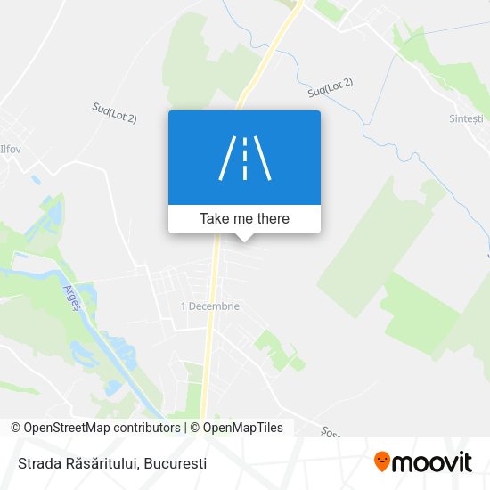 Strada Răsăritului map
