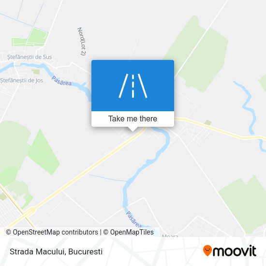 Strada Macului map