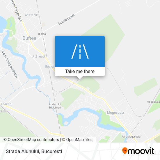 Strada Alunului map