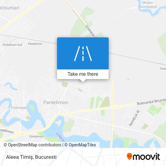 Aleea Timiș map