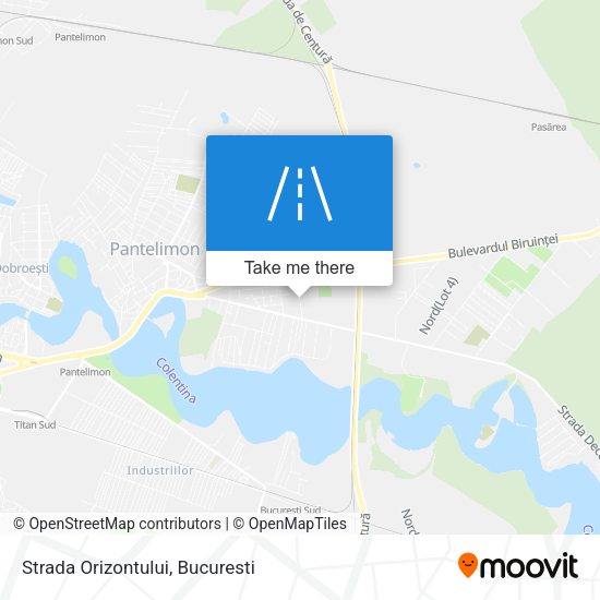 Strada Orizontului map