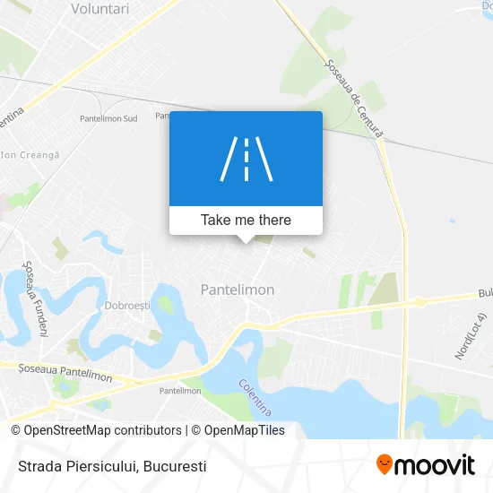 Strada Piersicului map