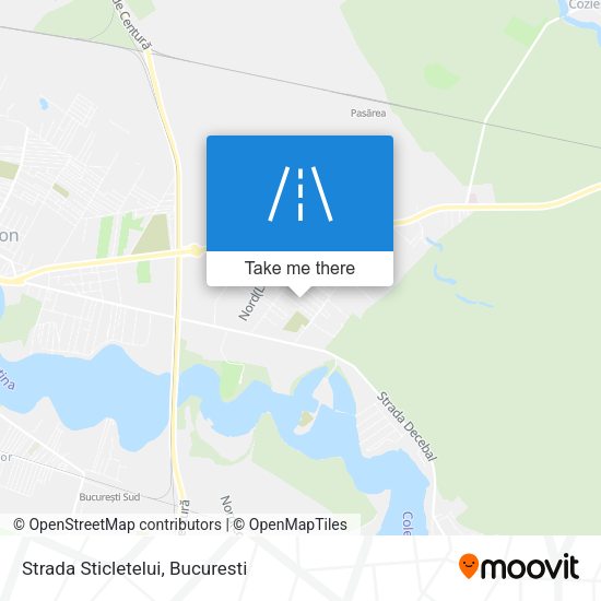 Strada Sticletelui map