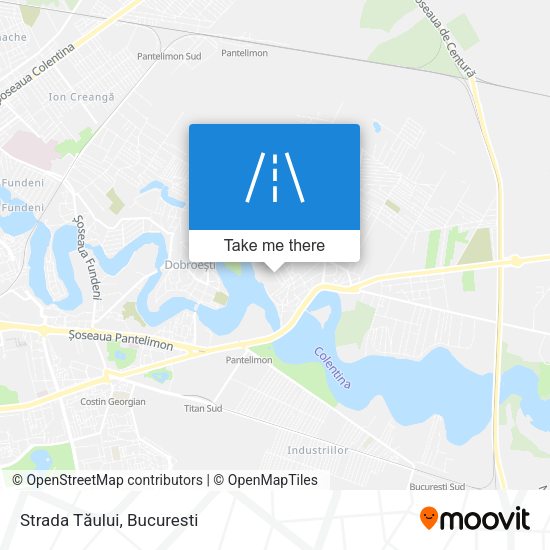 Strada Tăului map
