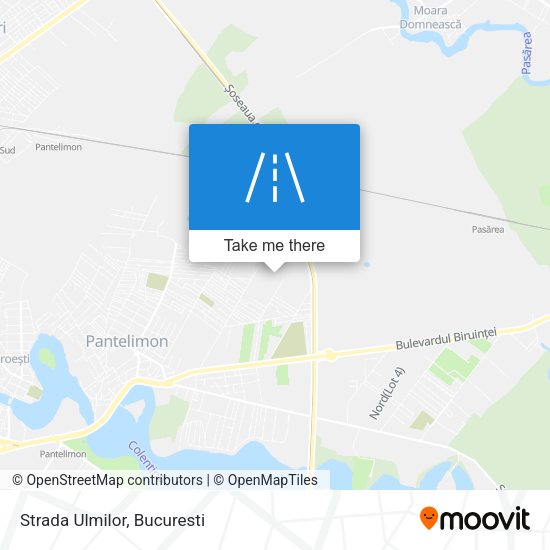 Strada Ulmilor map